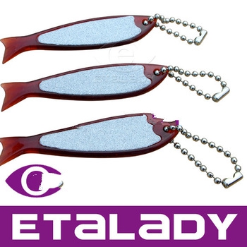 Fish Shape Key Chain Nail File Keychain