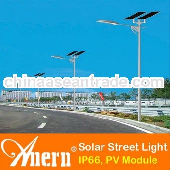Five years warranty 80w 8m anern all in one solar street lamp