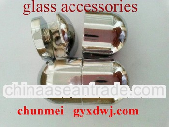 Fixed Zinc Glass Panel Mounting Hardware