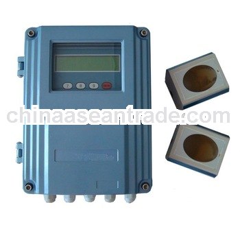 Fixed ultrasonic flowmeter