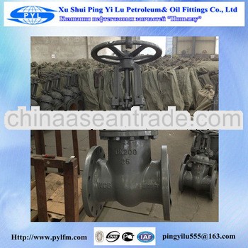 Flange end cast steel valve