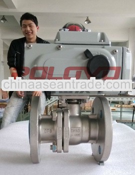 Flanged dn40 on-off electric ball valve for water