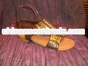 Flat sandals 2012 new flat sandals lady shoes