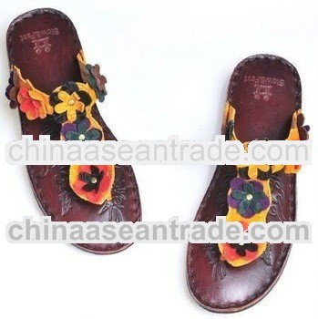 Flat sandals lady high heel bridal fancy sandal