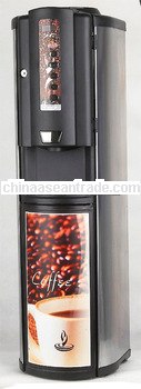 Floor Standing electric fruit juice coffee powder hot cold drink machine dispenser with refrigerater