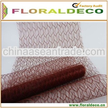 Floral Wrapping Mesh Leaf-shaped