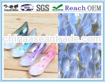 Flower fragrance pvc compounds for shoes Rose Essentielle PVC granules for soft shoes soles good sme