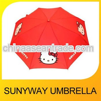 Foldable Hello Kitty Umbrella for Girl