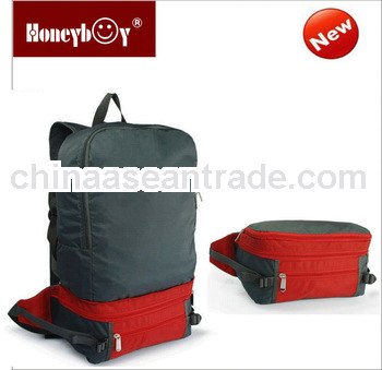 Foldable Outdoor 25LTravel Backpack With Waist Bag