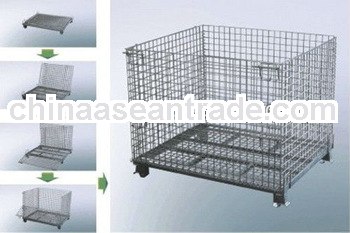 Foldable steel cage
