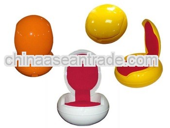 Folded Fiberglass Garden Egg Chair-Modern Mid-century Designer Furniture Producer In 