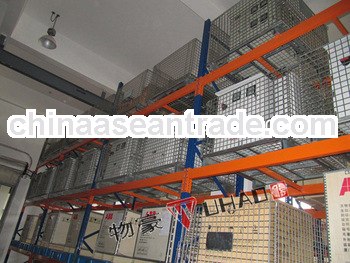 Folding steel storage cage