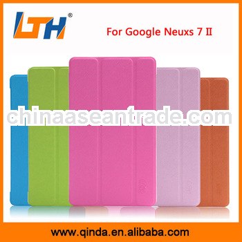 For 2013 New Google 7 2 case,stand leather case for Google Nexus 7 2 10 colors
