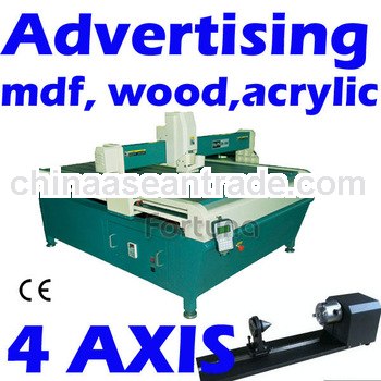 Fortuna DB1215 router cnc 4 axis for wood and advertising