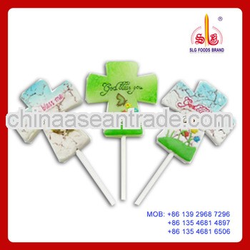 Fruity Flat Lollipop Candy and Confectionary