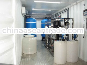 Full automatic Chinese hot sell water treatment plant in container