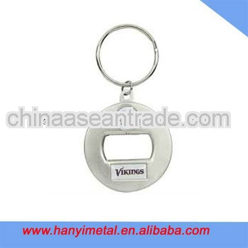 Funny keychain bottle opener round