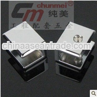 Furniture Zinc Alloy Fixed Clamp For Glass