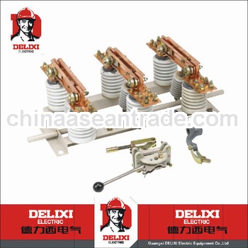 GN19 Delixi Isolator Switch 3 phase Indoor Drop-Out Disconnect Switch