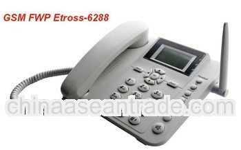 GSM Fixed Wireless Home Phone Etross-6288, quadband(850/900/1800/1900mhz),with back-up battery HOT!!