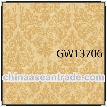 GW13706 cheap vinyl damasck abaric design wall paper