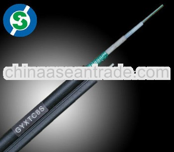 GYXTC8S FRP central strength steel FTTx messenger wire optical cable
