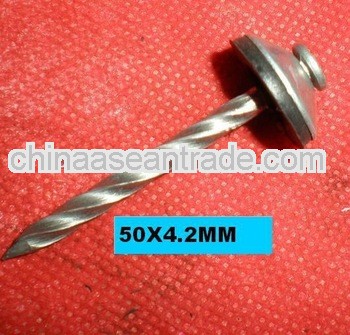 Galvanized Twist Shank Umbrella Roofing Nails