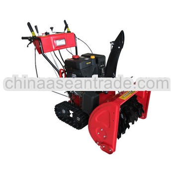 Gas snow blower with electric start