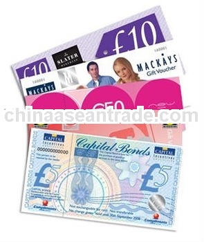 Gift voucher security voucher