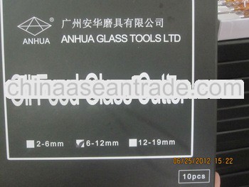Glass Cutter with strong plastic handle and Kerosene