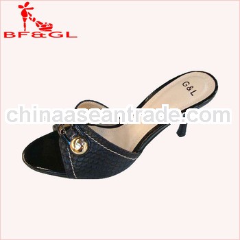 Glass Heel Stable Women Slide Stylish Sandals Mumbai