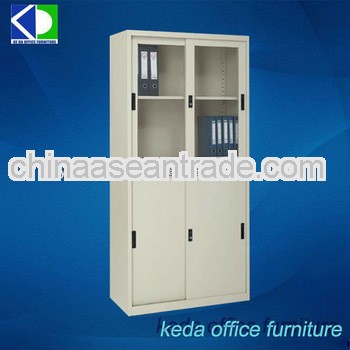 Glass Metal Sliding File Cupboard Designs