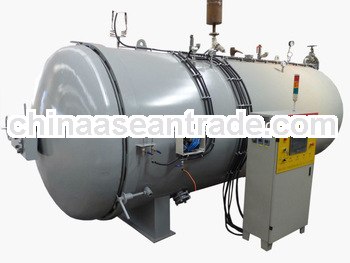 Glass composite far IR vulcanization chamber machine