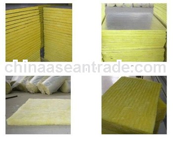 Glass wool rolls with fireproof aluminum foil