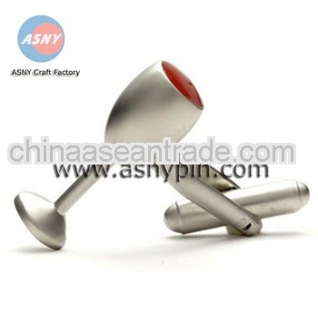Goblet cuff link plating sliver cuff link boutique cufflinks