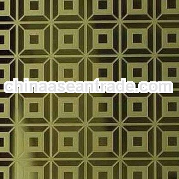 Gold Etching Mirror Stainless Steel Sheet