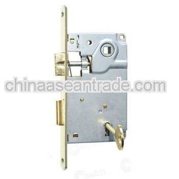 Gold plated key lock in steel material