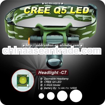 Goldrunhui RH-H0016 LED High Brightness Focus Headlamp