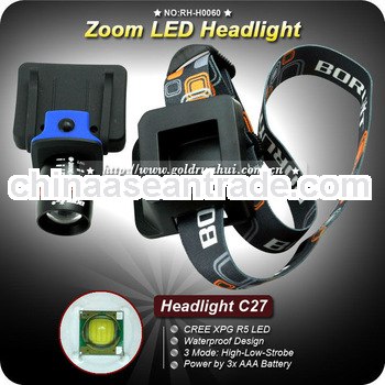 Goldrunhui RH-H0059 Adjustable Head CREE Zoom led Headlight