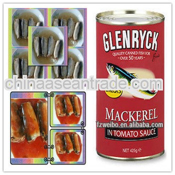 Good quality canned mackerel in brine