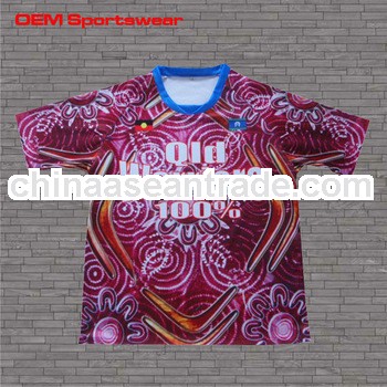 Good quality sublimated men's rugby jersey