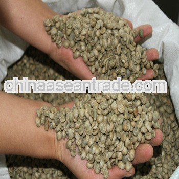 Grade A arabic green coffee beans in Yunnan