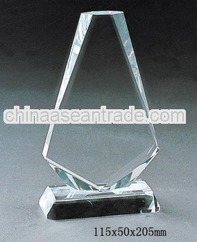 Grade crystal glass awards with engraved for crystal trophy and award (R-0344)