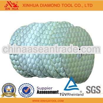 Granite dry polishing pads for angle grinder