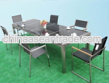 Granite table ,Stainless Steel Granite Table .Garden Set.
