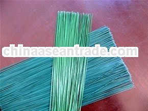 Green color pvc coated cutting wire
