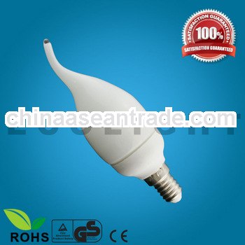 HANGZHOU sell forested C35 forested long flame tip candle Incandescent bulbs
