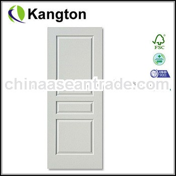 HDF Interior molded door white wood doors