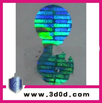 HOT! Hologram Tickets/ printing with temperature changing/anti-copy protection