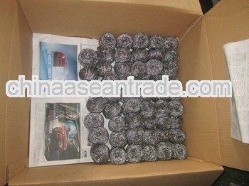 HOT-SALED 0.13mm stainless steel scourer piece,kitchen cleaning piece